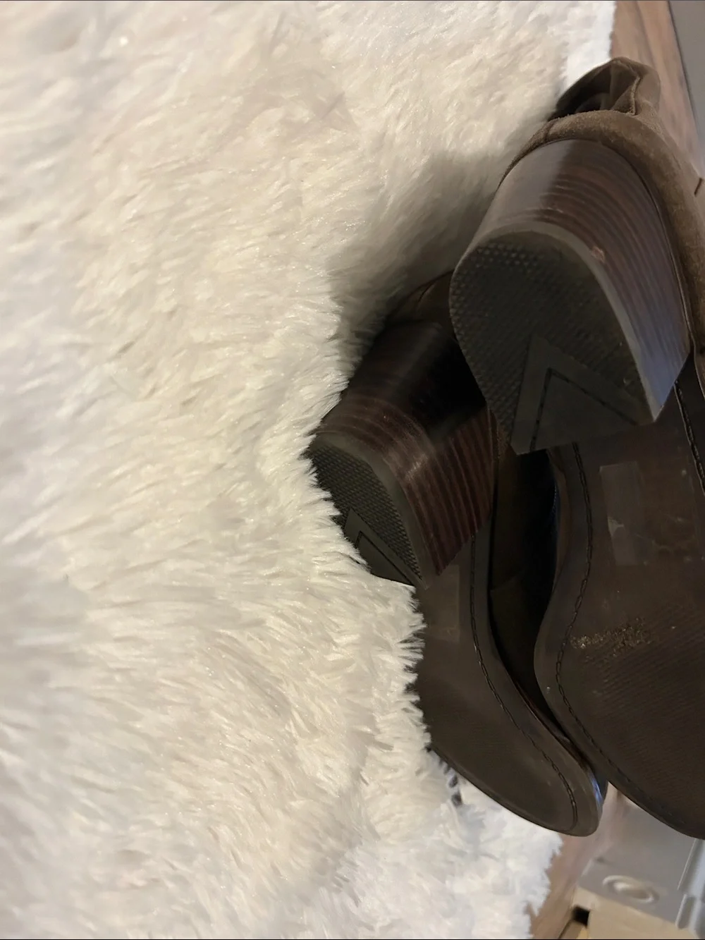 Aldo Taupe Suede Over-the-Knee Lace-Up Boots